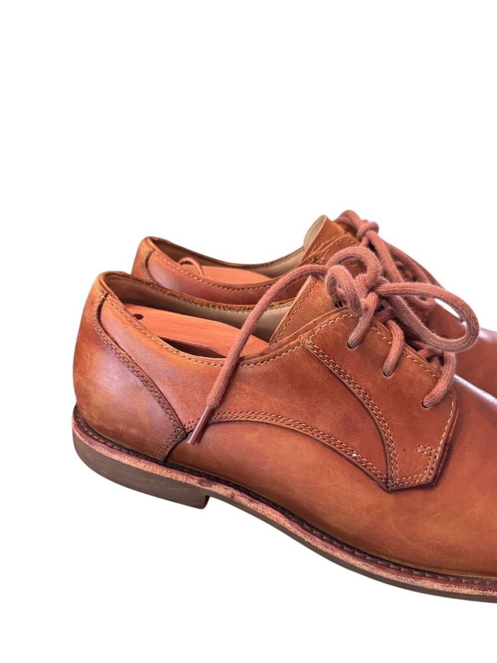 UGG Men's Hixson Oxford Brown Leather Shoes - Picture 8 of 10